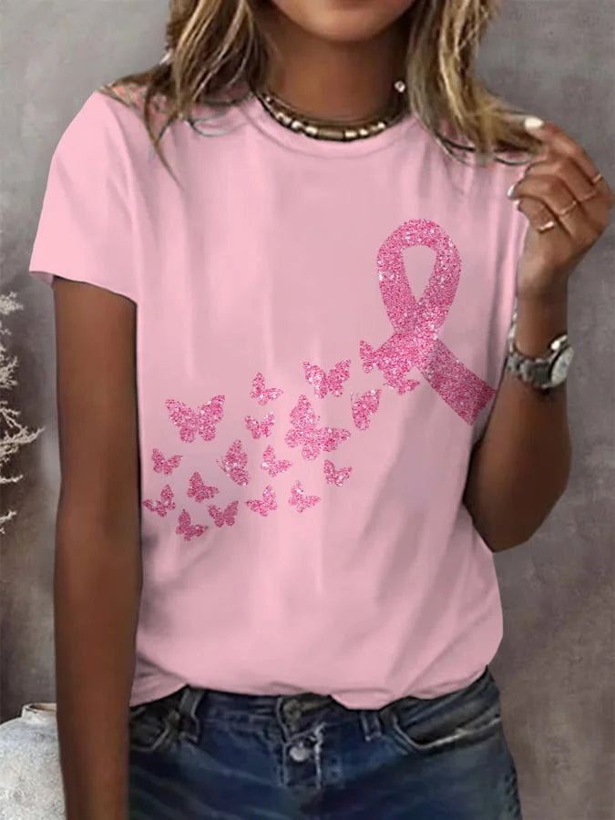 Heart of Hope T-Shirt | Together Against Breast Cancer