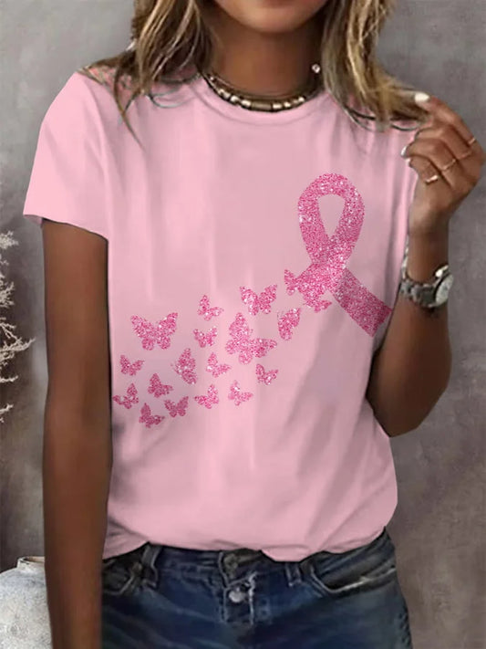 Heart of Hope T-Shirt | Together Against Breast Cancer