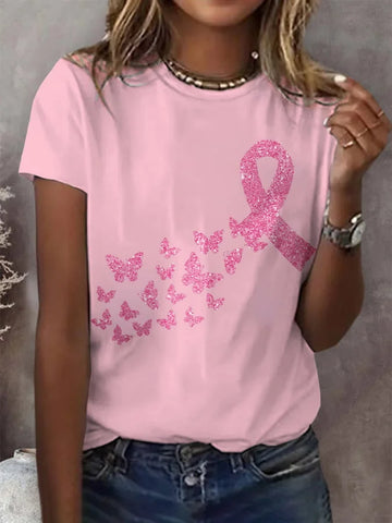 Heart of Hope T-Shirt | Together Against Breast Cancer