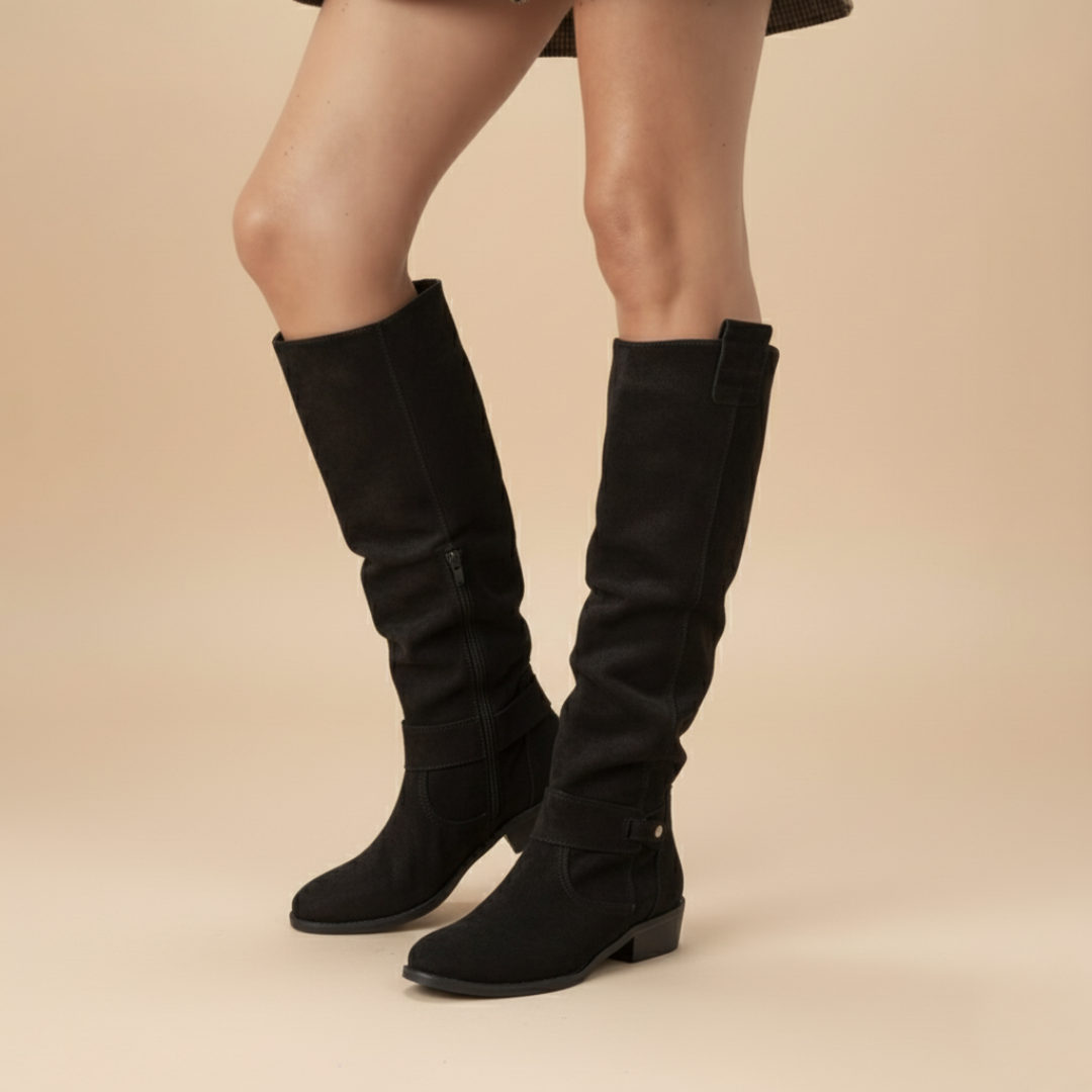 ELIZA SUEDE KNEE HIGH BOOTS | EFFORTLESS STYLE AND ALL-DAY COMFORT