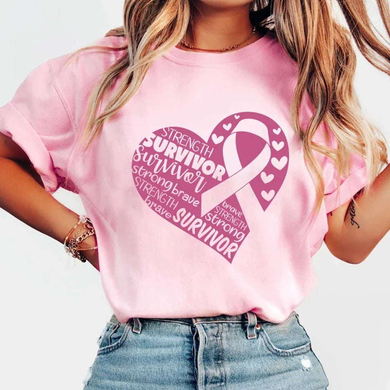 Heart of Hope T-Shirt | Together Against Breast Cancer