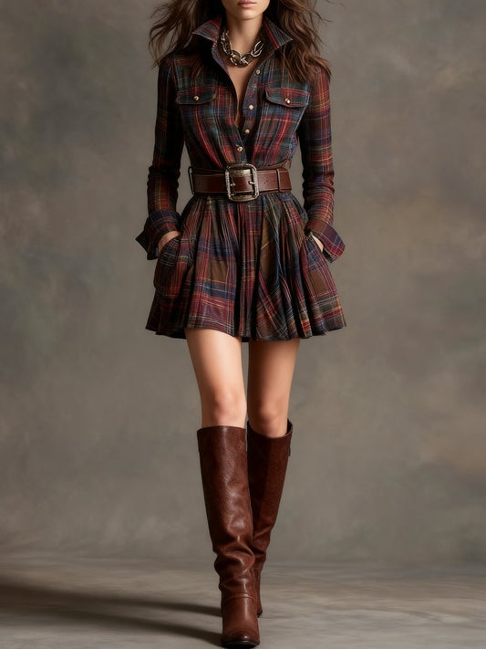 Sienna – Belted Shirt Dress
